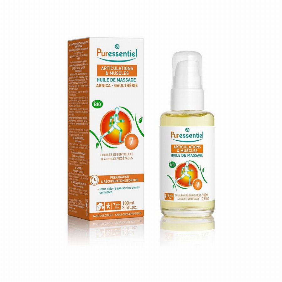 Puressentiel Massageolie Arnica-Bergthee Bio 100 Massage-olie
