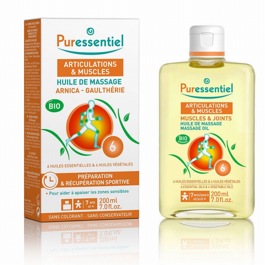 Puressentiel Gewrichten Massageolie Arnica Bio 200 Olie