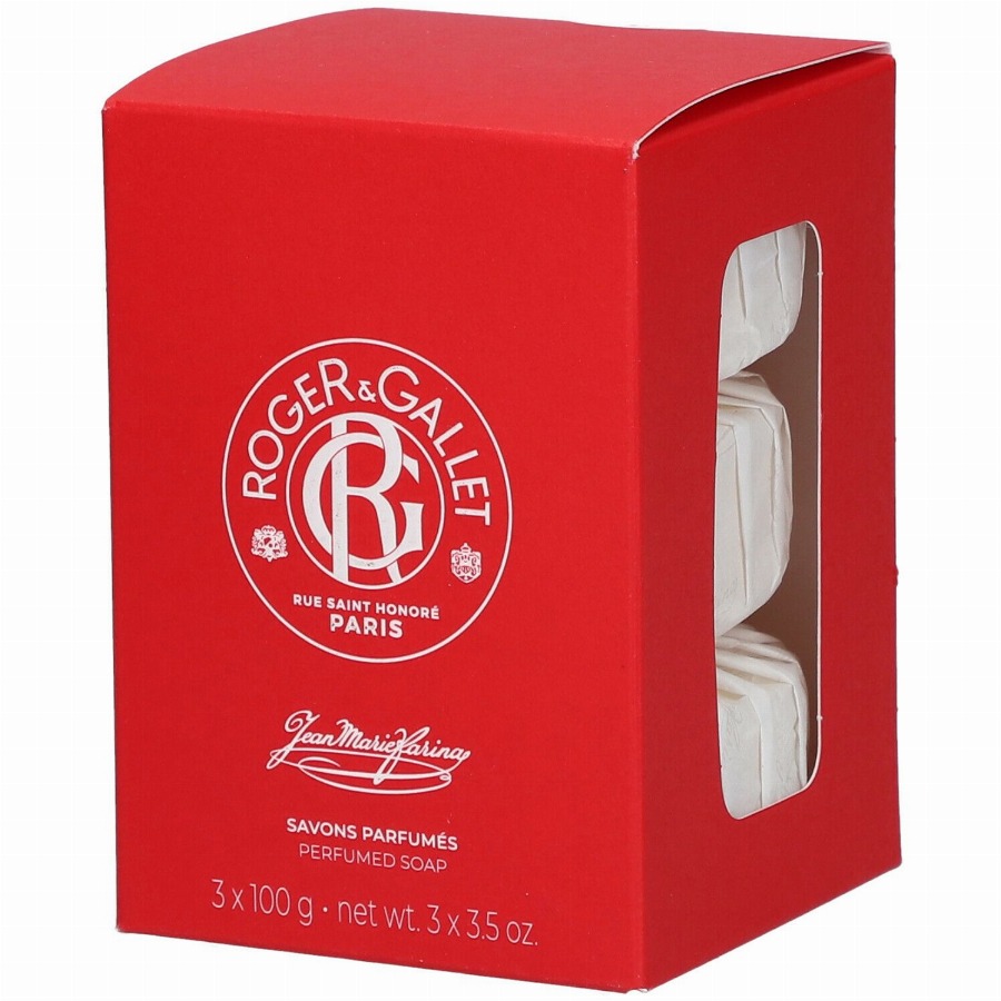 Roger & Gallet Jean Marie Farina Perfumed Soap 3x100 Zeep