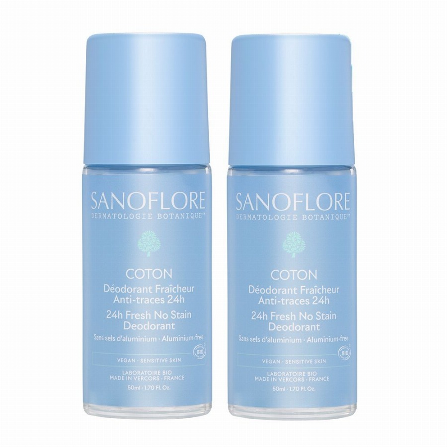 SANOFLORE Roll-On Deodorant 24h Katoen 100 Roller
