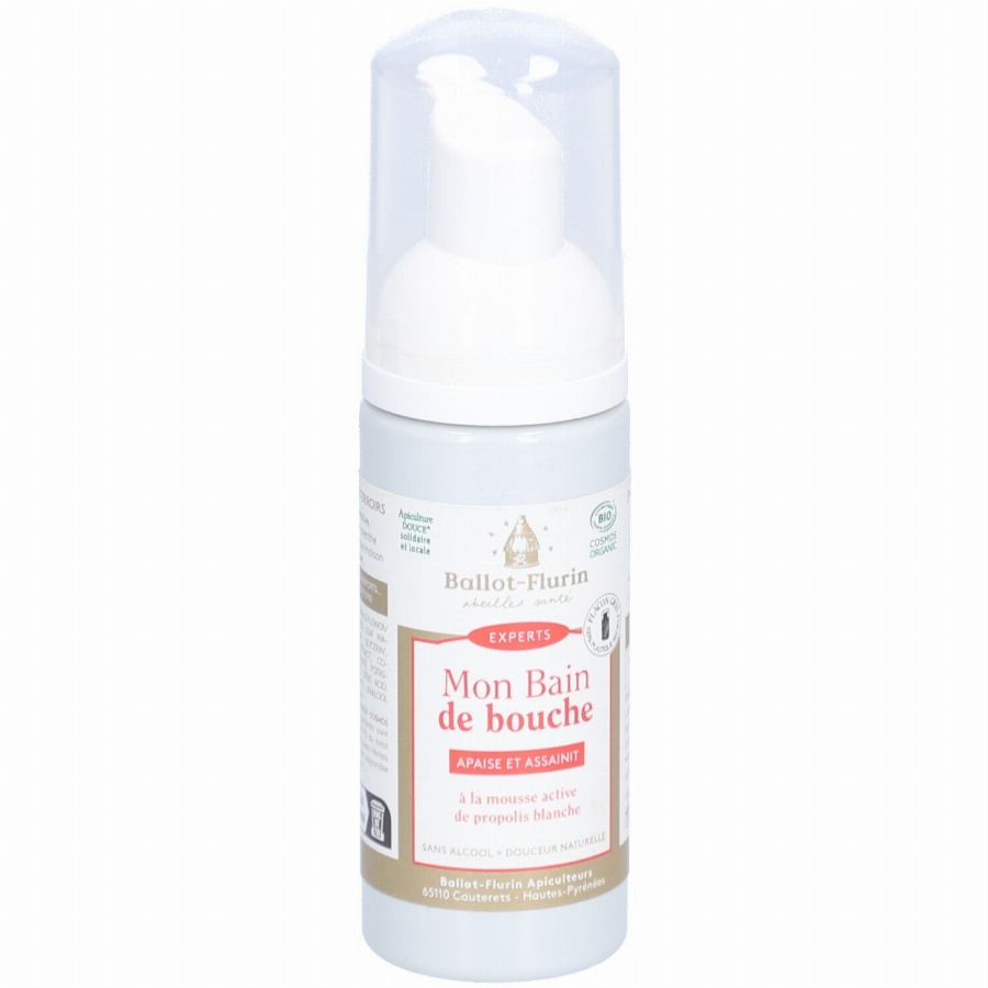 Ballot-Flurin Mondspoeling met Microbubbels van Witte Propolis 50 Mondwater