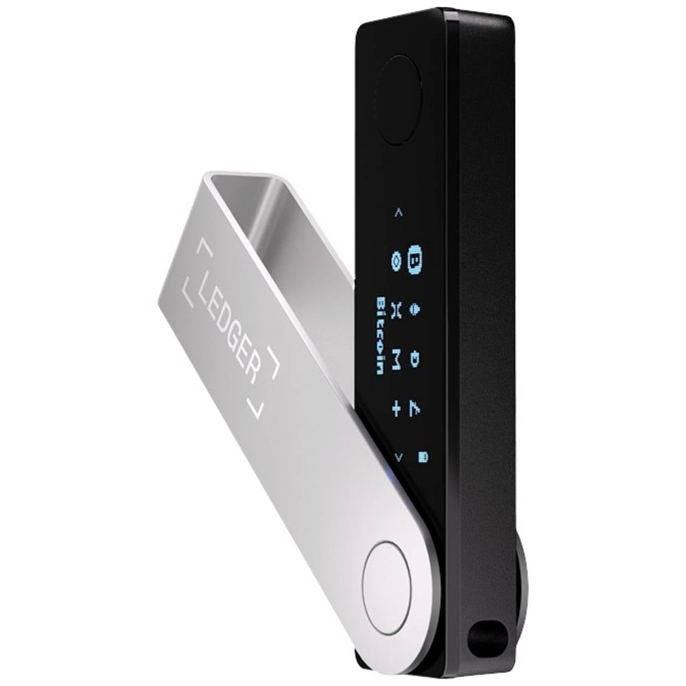 Ledger Nano X Hardware wallet Zwart (mat) USB-A, Bluetooth 1 stuk(s)
