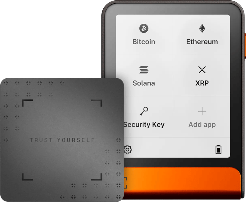 Ledger Flex Orange incl. Recovery Key