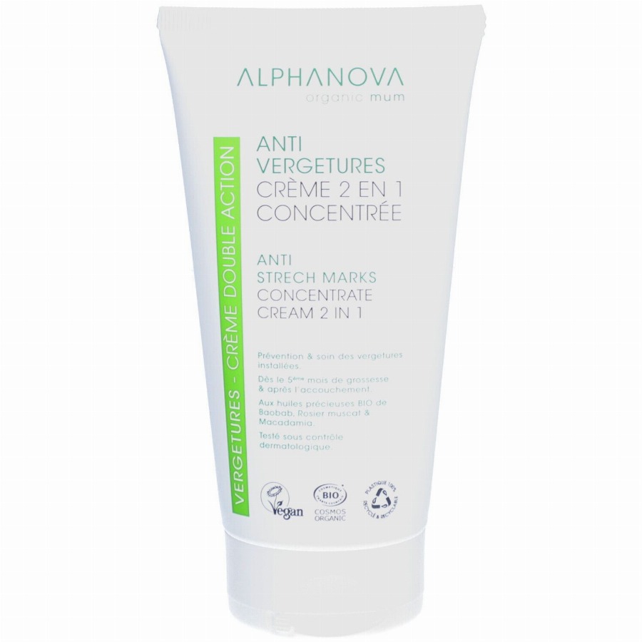 Alphanova ANTI-WRINKLE CREAM 2 IN 1 ORGANIC CERTIFIED CONCENTRATED | ALPHANOVA MUM 150 Huidcrème