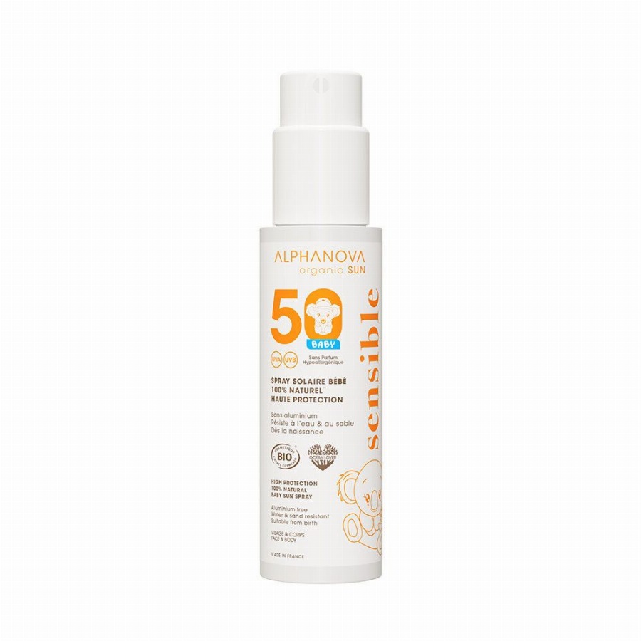 Alphanova Sun Baby Organic Spray Sensible SPF5 100 Doseerspray