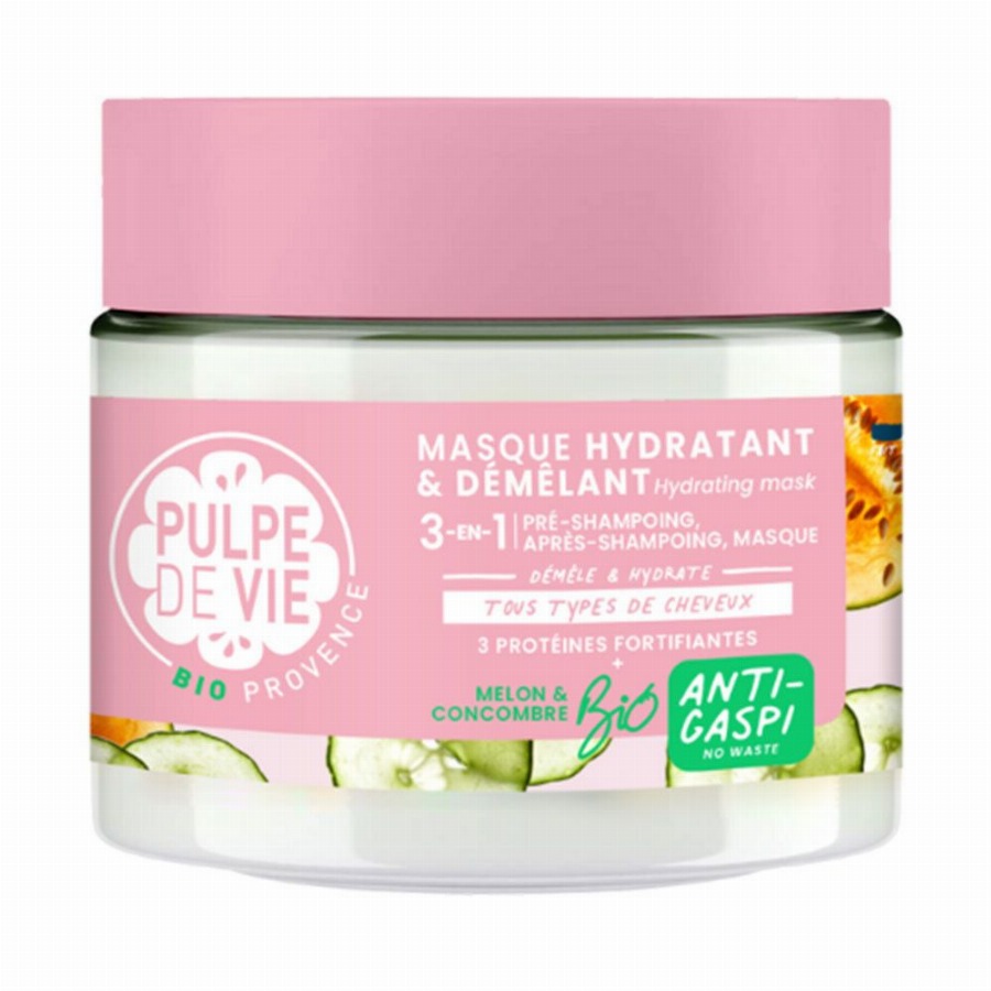 Pulpe de Vie 3-in-1 hydraterend en ontwarrend masker 300 Gezichtsmasker