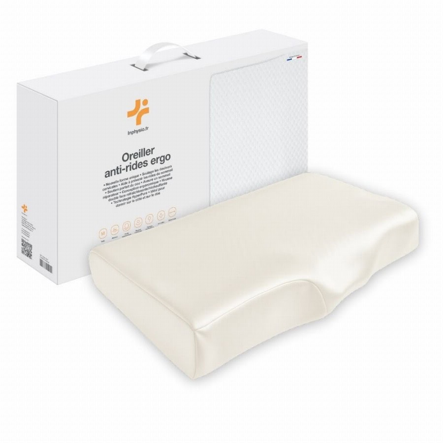 INPHYSIO Nekkussen anti-rimpel met zijden kussensloop Ergo 1