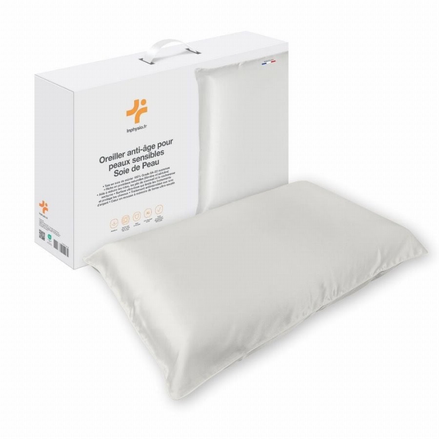 INPHYSIO Anti-aging kussen van traagschuim met zijden kussensloop 1