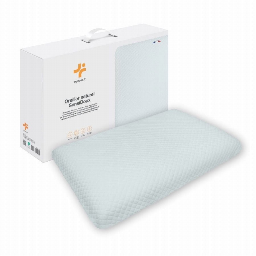 INPHYSIO Nekkussen van traagschuim voor gevoelige huid Sensidoux Lyocell 1