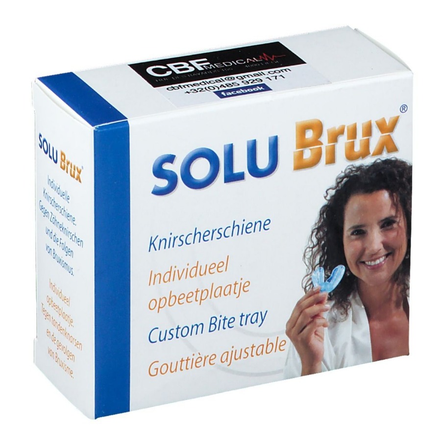 Solu Brux Biteguard Verstelbaar Blauw 1 Spalken