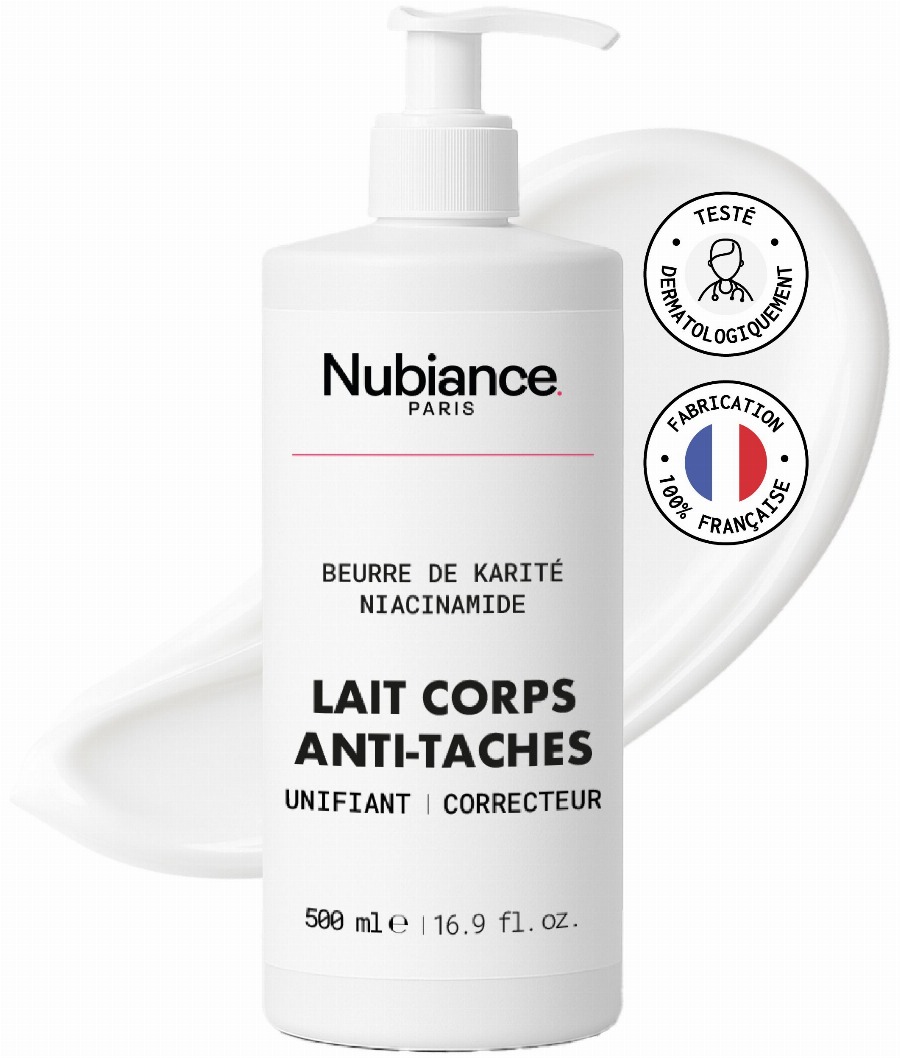 Nubiance - HRB-3 Egaliserende en hydraterende bodylotion tegen pigmentvlekken 500 Lichaamsverzorging