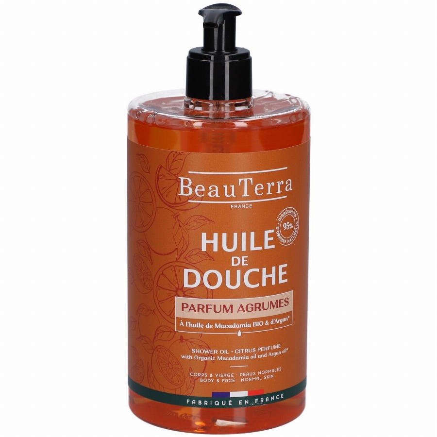BEAUTERRA Douche Olie Citrusgeur 750 Etherische olie