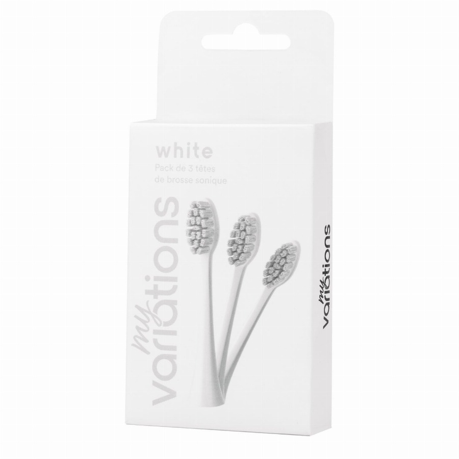 MyVariations Pack 3 Opzetborstels - Ivory-White Tandenborstel