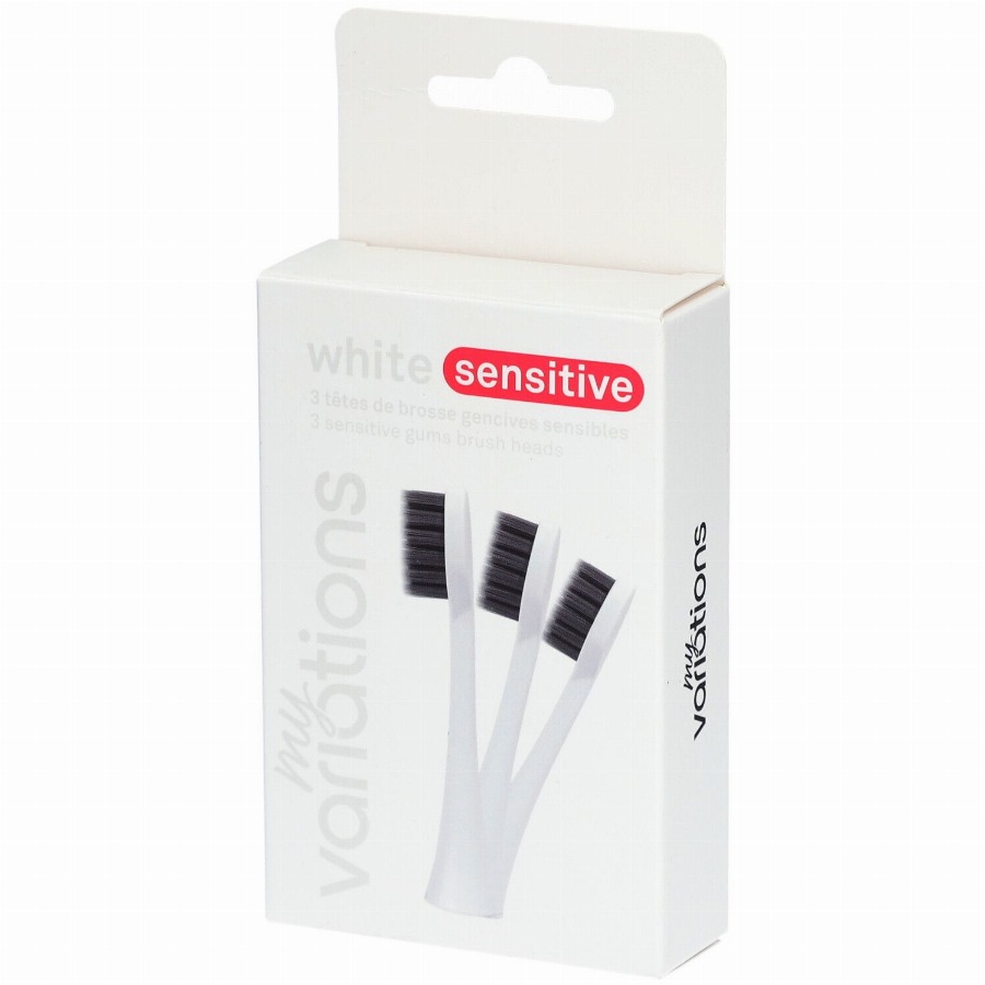 MyVariations Pack 3 Opzetborstels Gevoelig Tandvlees - Ivory-White Tandenborstel