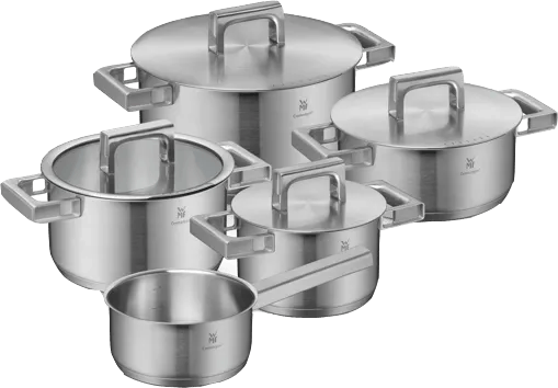 WMF Ultimate Cool Pannenset 5-delig + glazen deksel