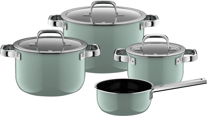 WMF Fusiontec Mineral Pro Pannenset 4-delig Eucalyptus Haze