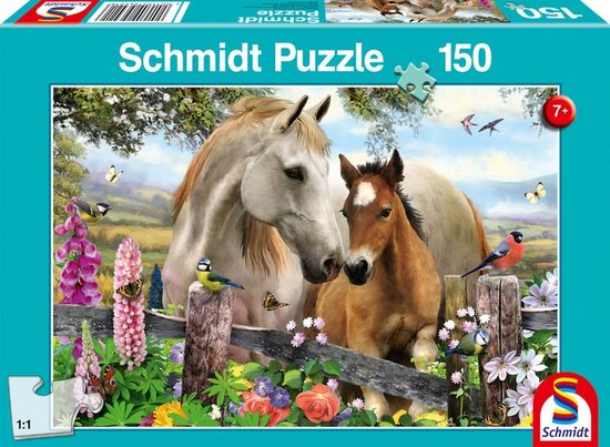 schmidt Puzzel Mare en veulens 150 delen 1