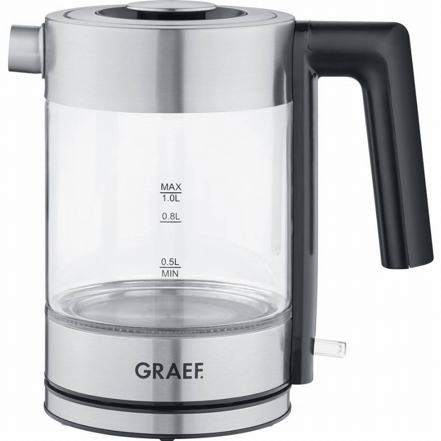 Graef WK300 Waterkoker Oververhittingsbeveiliging Aantal/Volume: 1 l RVS