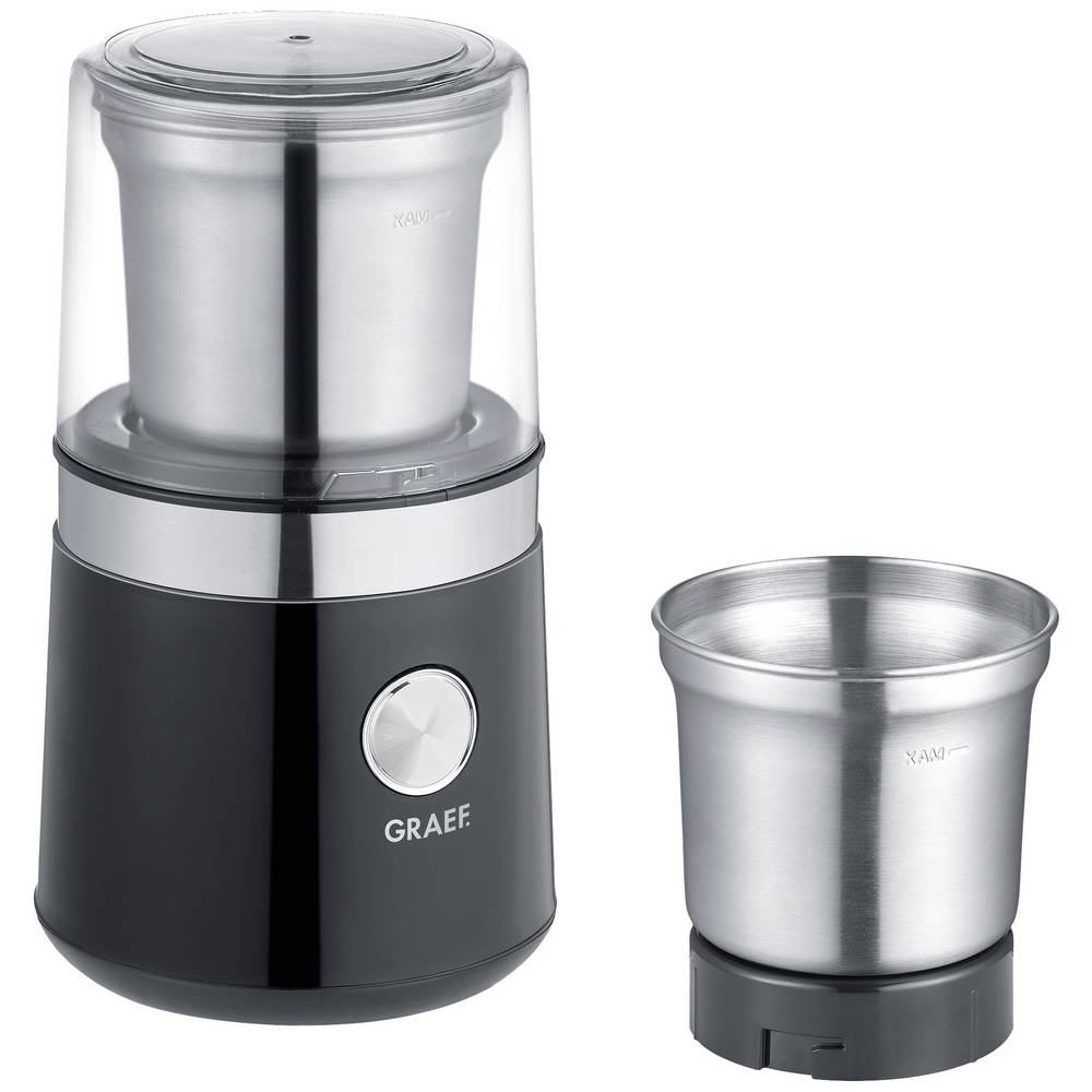 Graef Graef Young CM 102 - Kaffeemühle - 200 W - Black/Stainless CM102EU Koffiemolen Zwart, RVS