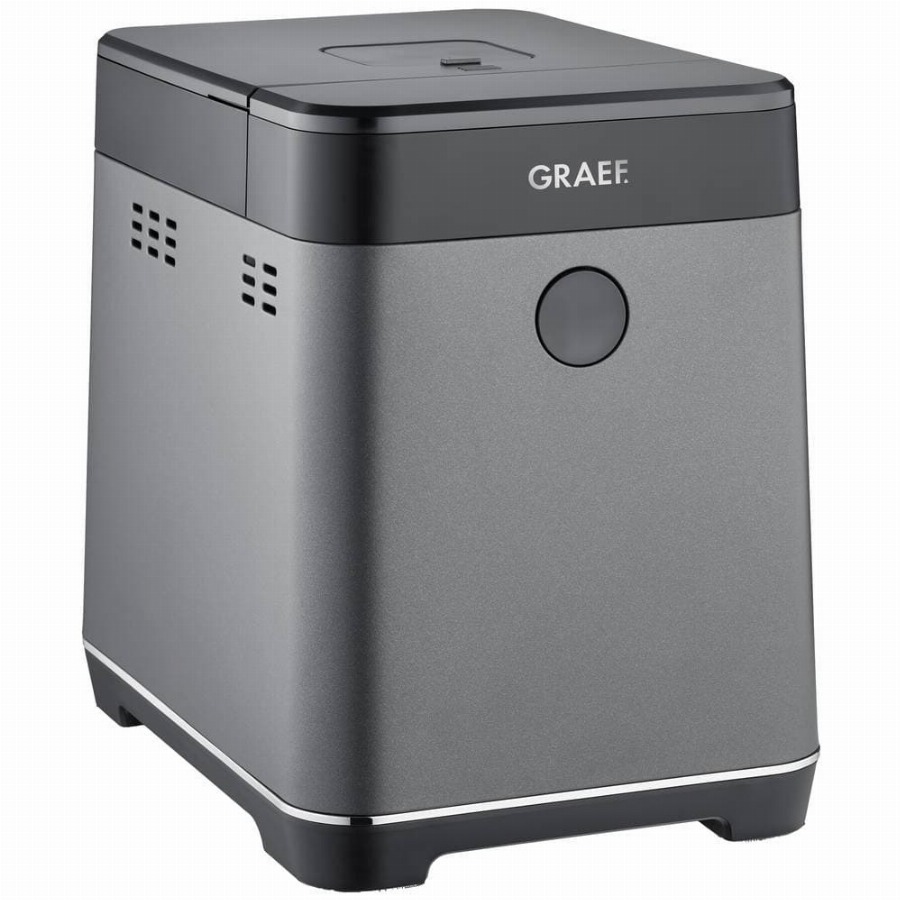 Graef BA806EU Broodbakmachine Anti-aanbaklaag, Timerfunctie 750 g IJzermica (zijdemat), Grijs