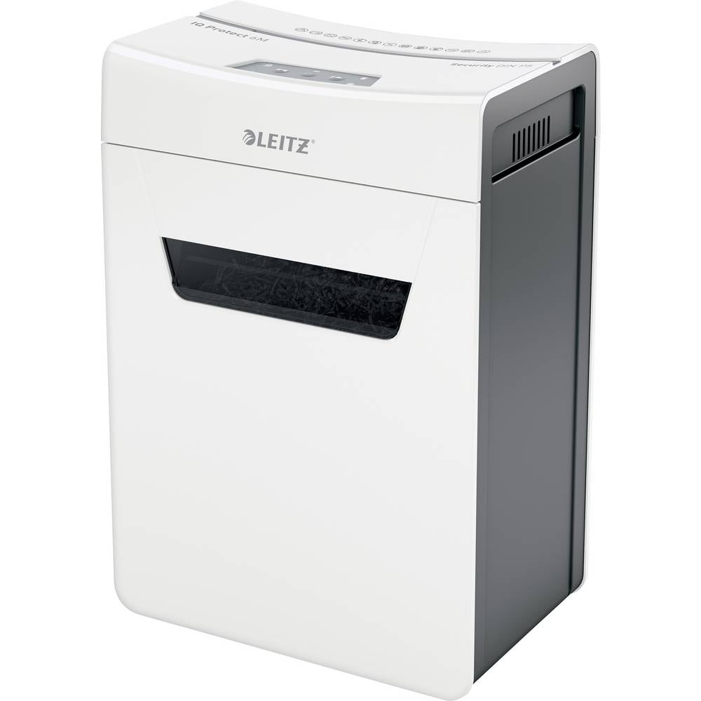 Leitz IQ 6M Protect Premium P5 Papierversnipperaar 6 vellen Micro cut 2 x 15 mm P-5 18 l Ook geschikt voor Nietjes, Paperclips