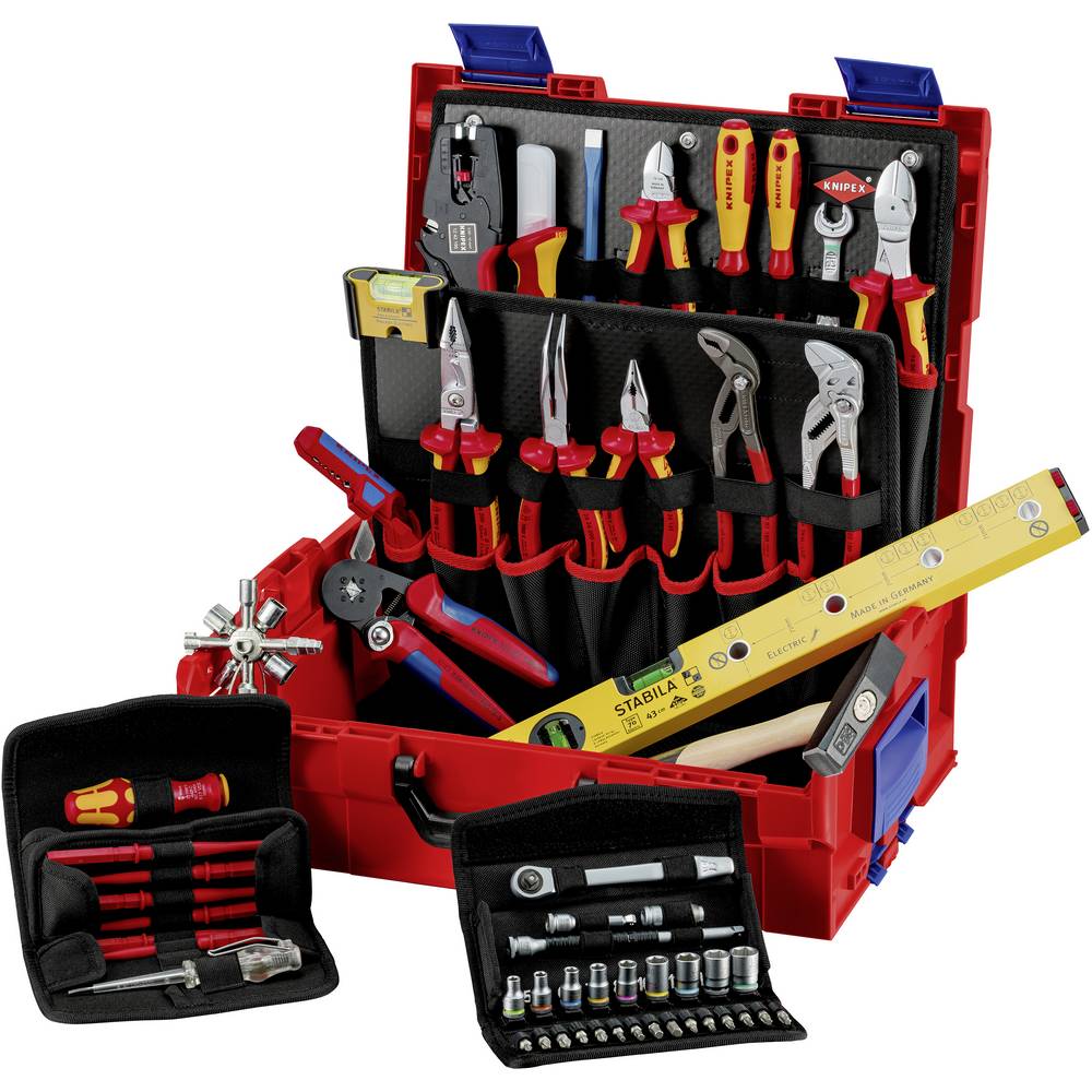 Knipex L-Boxx Gereedschapskoffer (gevuld) 65-delig VDE (l x b x h) 311 x 442 x 107 mm