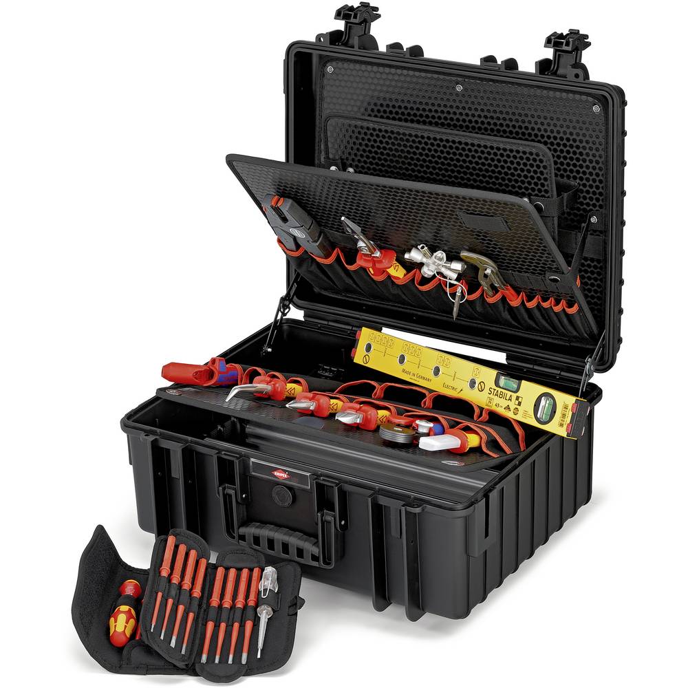 Knipex Robust 34 Elektro Gereedschapskoffer (gevuld) 26-delig Electricien