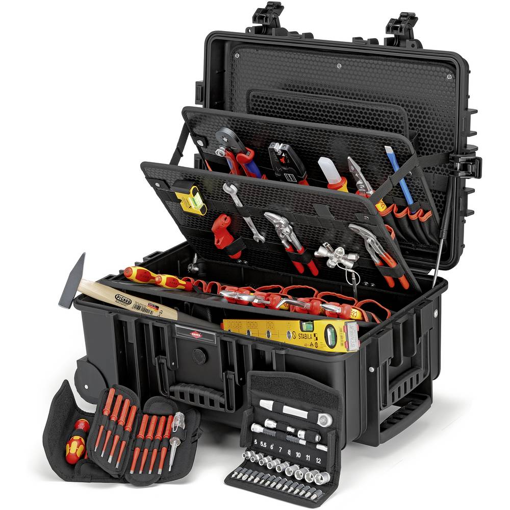 Knipex Robust 45 Elektro Gereedschapskoffer (gevuld) 63-delig Electricien