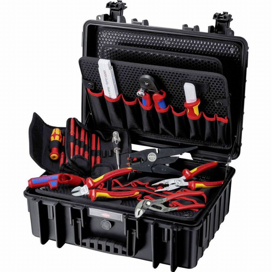 Knipex Gereedschapskoffer (gevuld) 25-delig (l x b x h) 437 x 307 x 172 mm