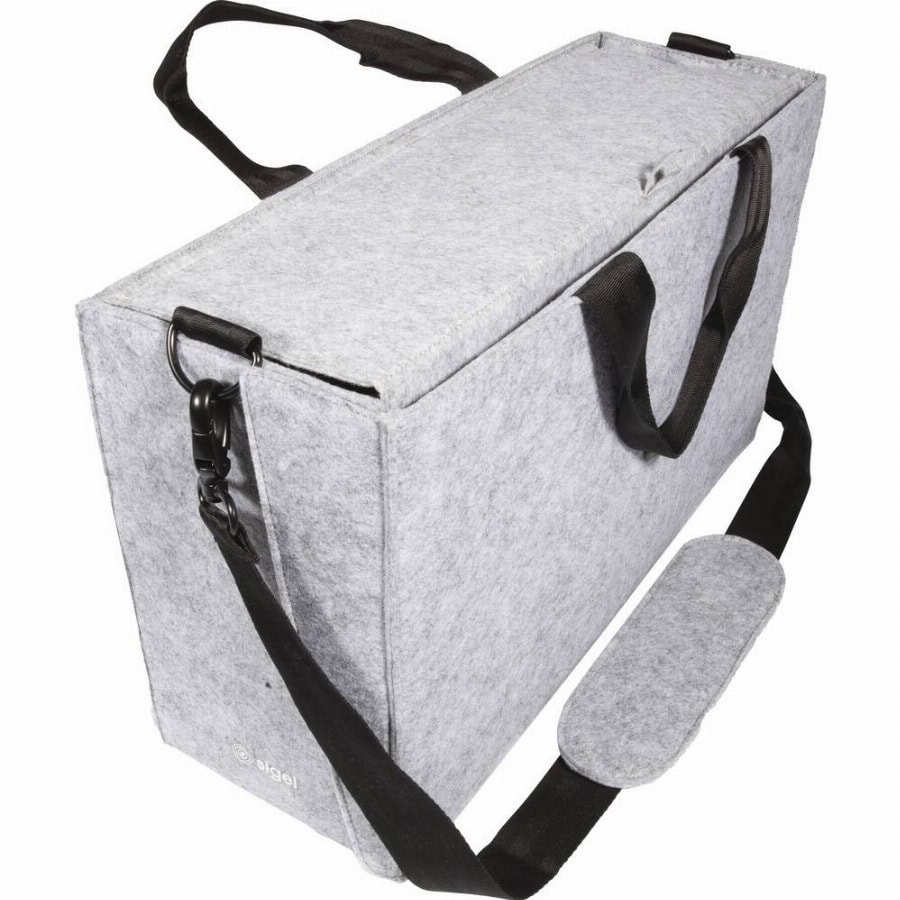 Sigel Desk Sharing Bag Workspace M/L 45 x 28 x 15 cm Laptoptas Geschikt voor max. (laptop): 40,6 cm (16) Lichtgrijs