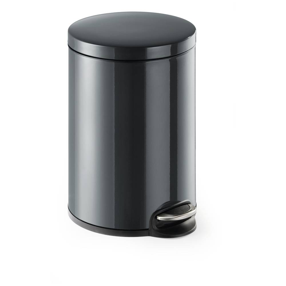 Durable DURABLE – Mülleimer – rund – Klappdeckel – 20 L 341258 Afvalemmer 20 l (Ø x h) 29.2 cm x 45.5 cm Metaal, Kunststof Antraciet-grijs 1 stuk(s)