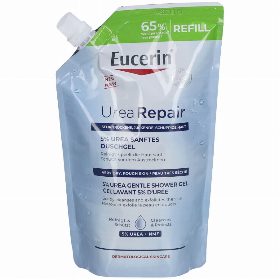 EUCERIN UreaRepair Wasgel 5% Urea - Navulling 400
