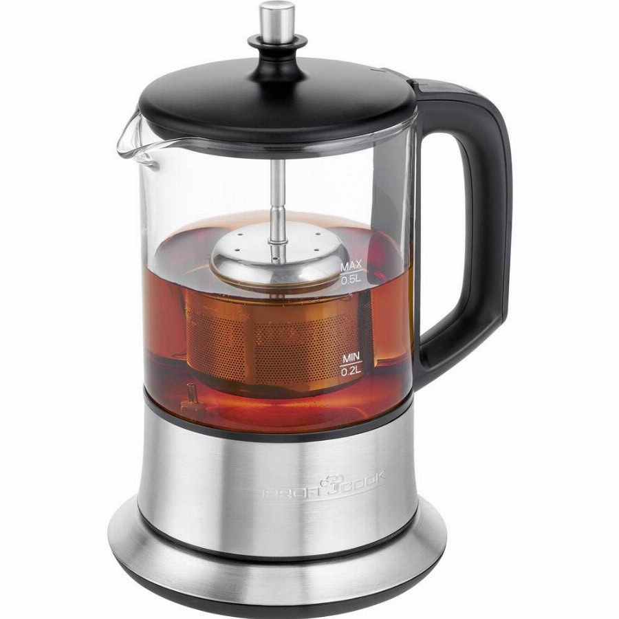 Profi Cook PC-TK 1165 Waterkoker Multifunctioneel, Oververhittingsbeveiliging, Snoerloos, Instelbare temperatuur Aantal/Volume: 0.5 l RVS