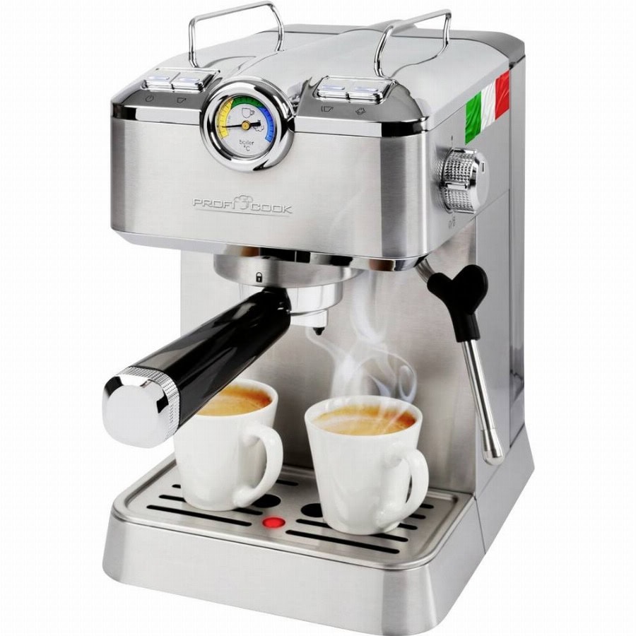 Profi Cook PC-ES/KA 1267 INOX Espressomachine RVS Met melkopschuimer