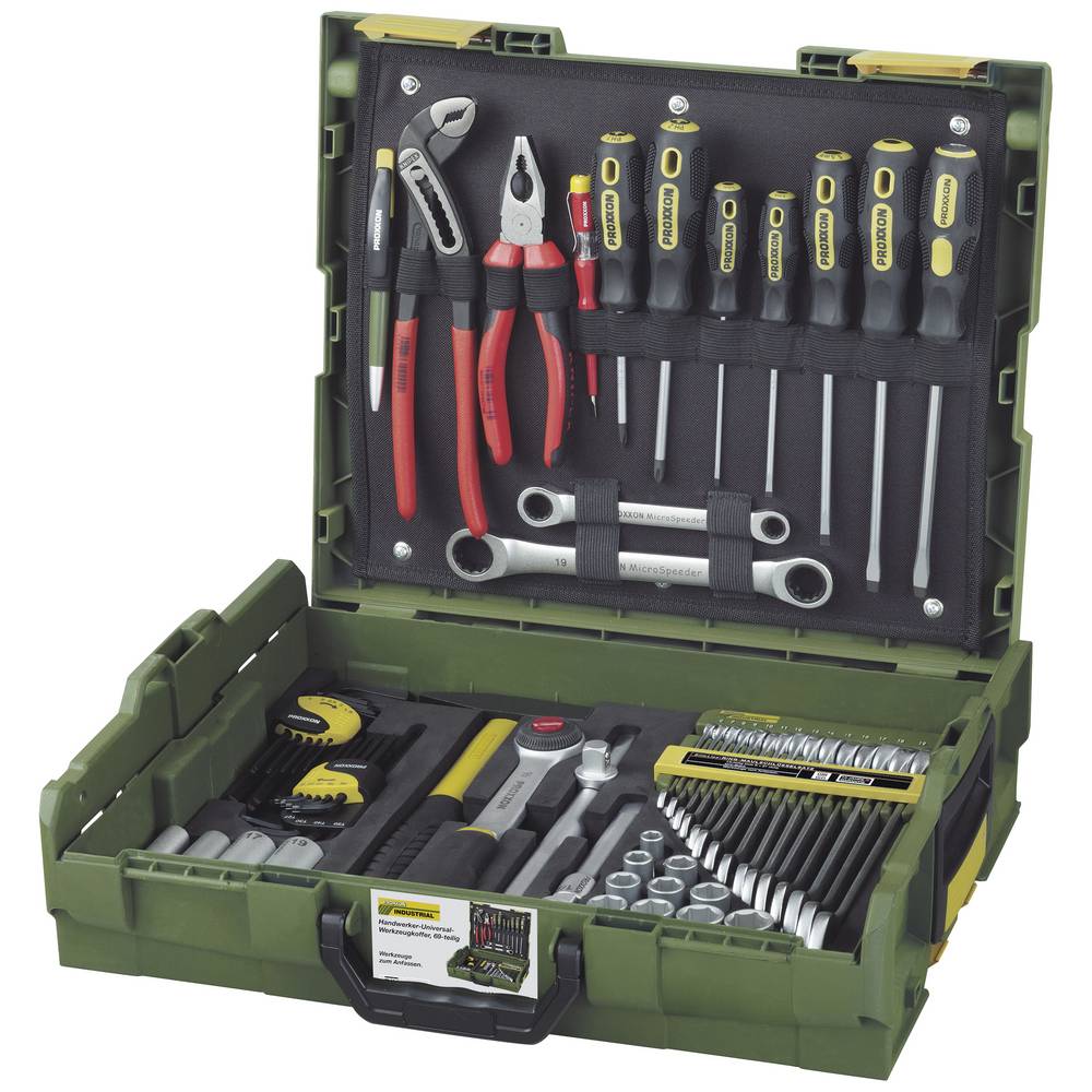 Proxxon Gereedschapskoffer (gevuld) 68-delig Handwerker (l x b x h) 445 x 445 x 118 mm