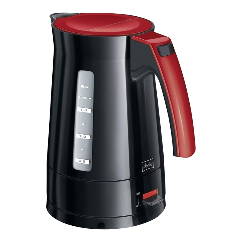 Melitta Enjoy Aqua waterkoker – zwart/rood