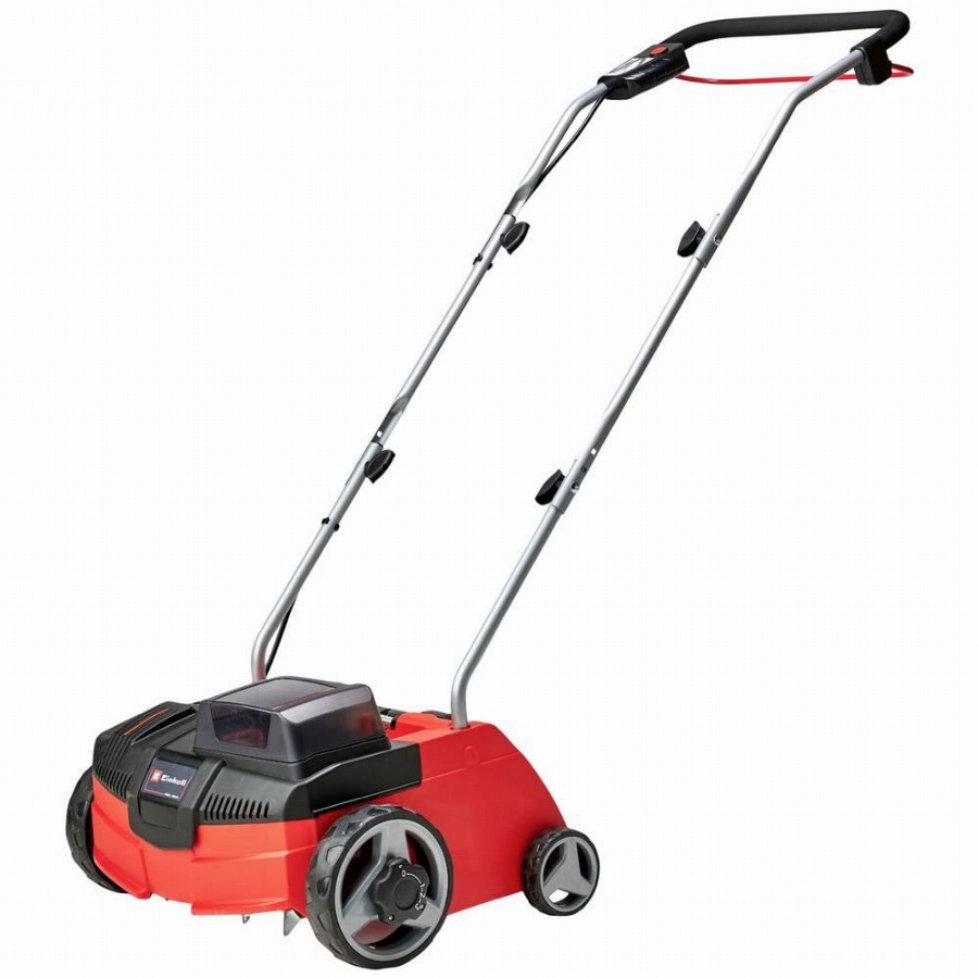 Einhell GC-SC 36/31 Li – Solo Power X-Change Verticuteermachine Li-ion Accu Uitwerp aan achterzijde, In hoogte verstelbare greep met klapfunctie, Zonder accu