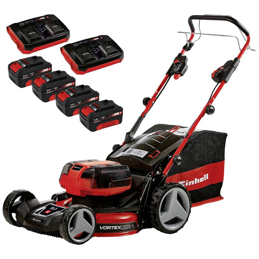 Einhell Professional GP-CM 36/47 S HW Li (4x4,0Ah) Accu-grasmaaier Accu 4000 mAh 18 V Snijbreedte max. 47 cm