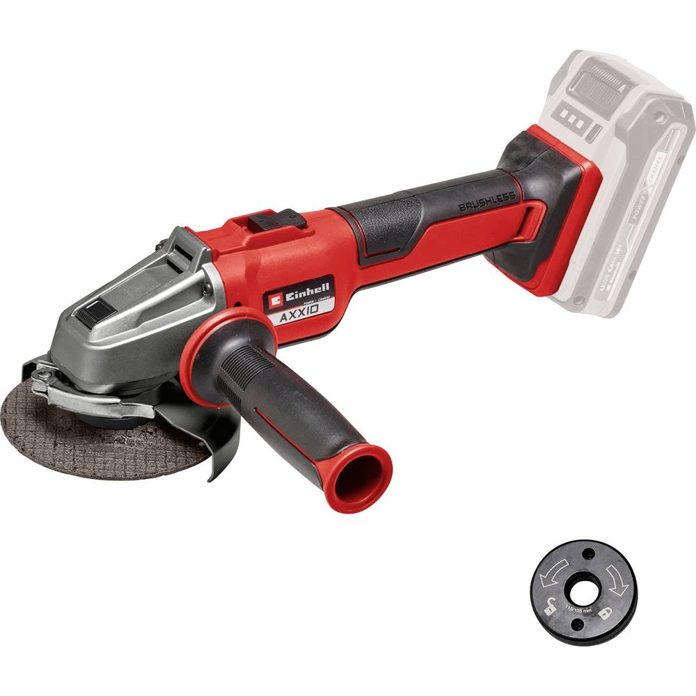 Einhell Professional AXXIO 18/115 Q 4431150 Haakse accuslijper 115 mm Zonder accu, Zonder lader, Incl. snelspanmoer 700 W 18 V