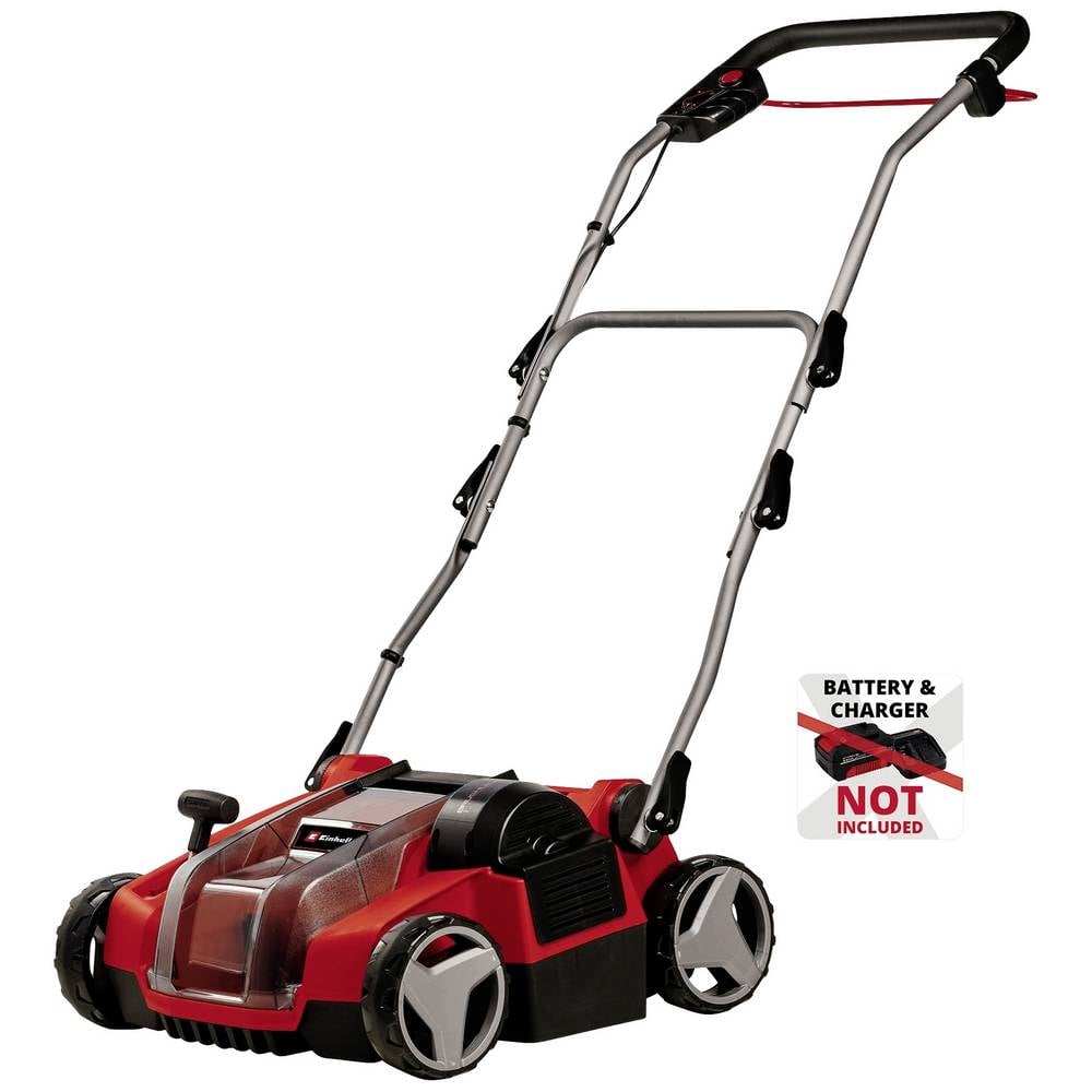 Einhell GE-SC 36/35 Li - Solo Power X-Change Verticuteermachine Li-ion Accu Zonder accu, Zonder lader, Met snelspanners, Instelbare trekstang Werkbreedte 35 cm