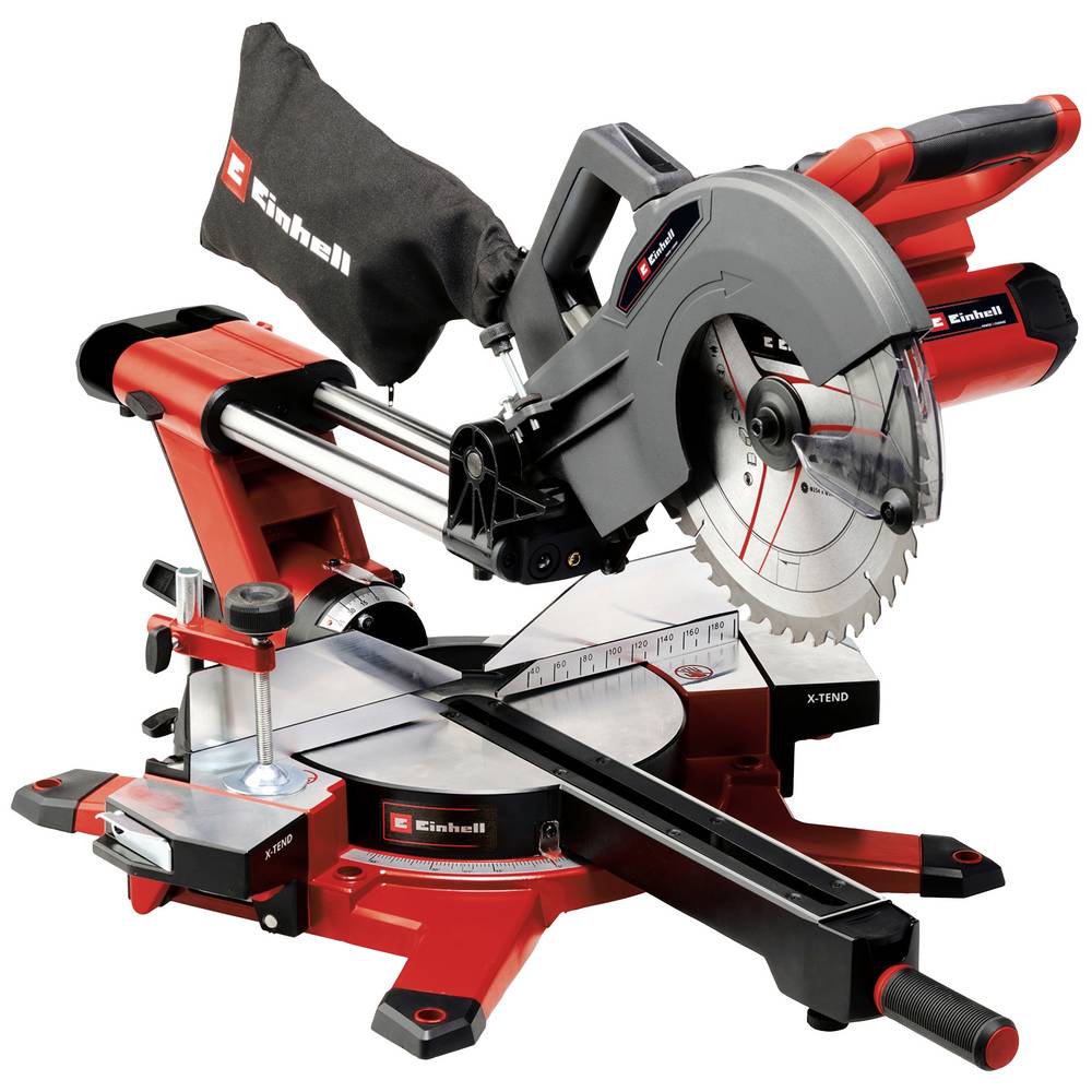 Einhell TE-SM 36/10 L Li-Solo Power X-Change Afkort-, kap- en verstekzaag Uittrekbaar, Zonder accu, Zonder lader 254 mm 30 mm