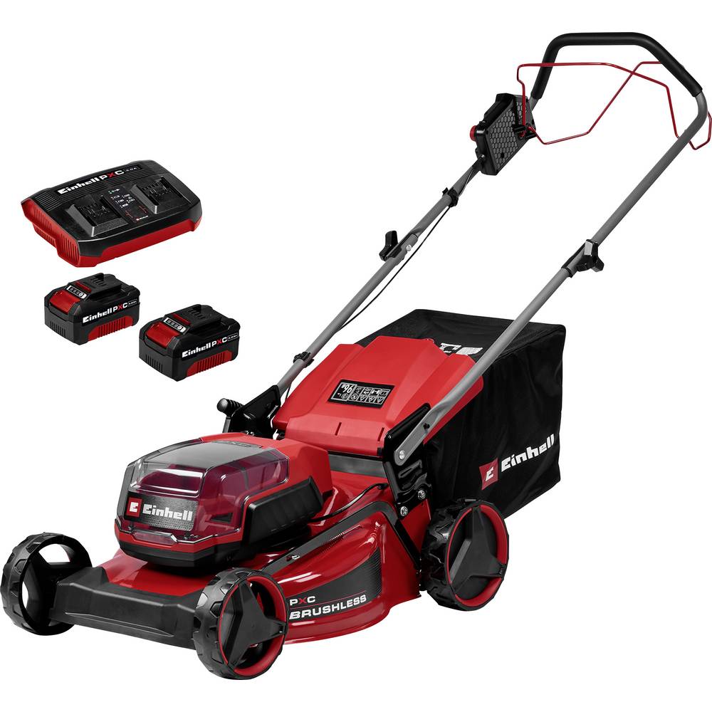 Einhell GC-CM 36/46 S Li BL (2x4,0Ah) Accu-grasmaaier Accu Incl. 2 accus, Incl. oplader 18 V Snijbreedte max. 46 cm