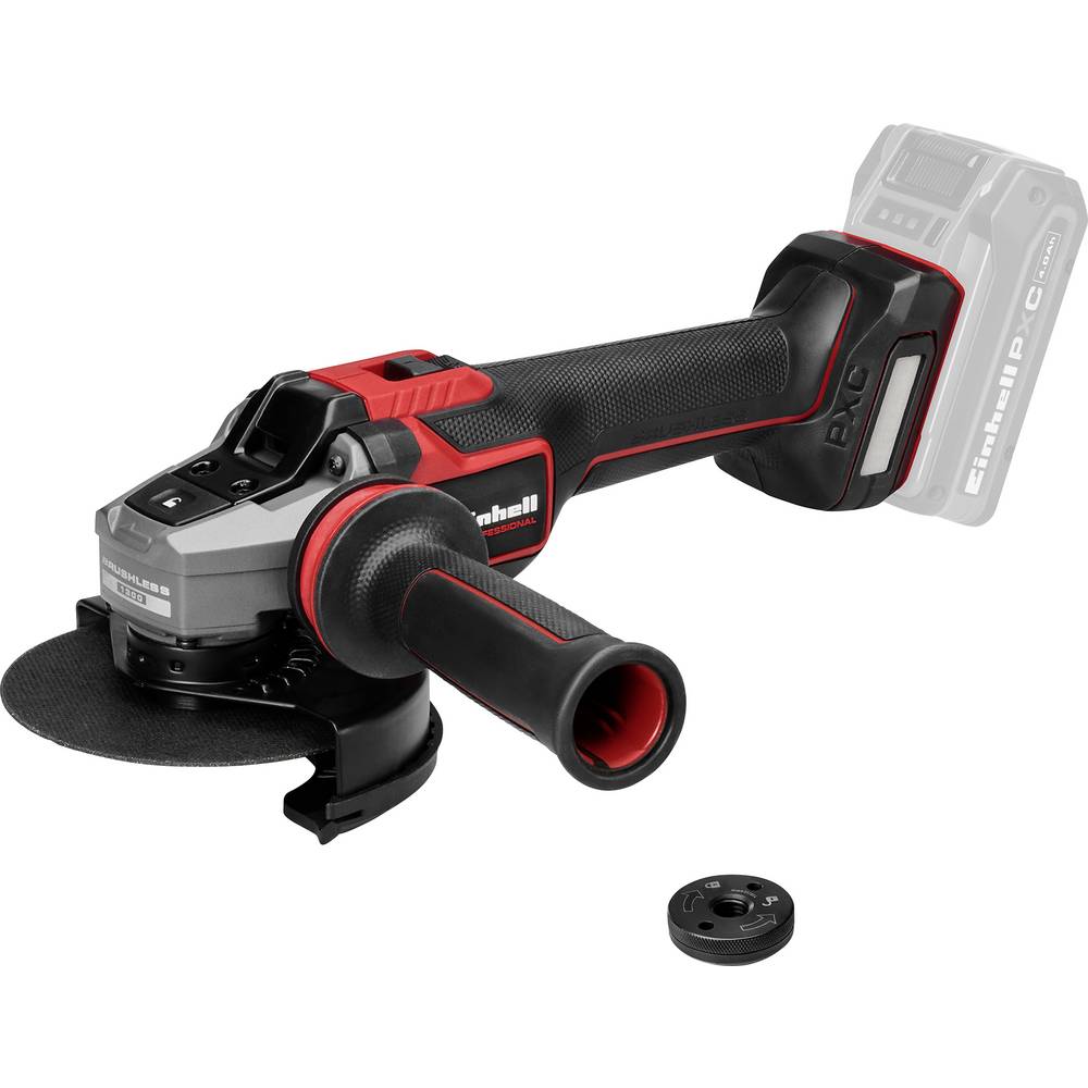 Einhell Professional TP-AG 18/125-13 Q BL - Solo 4431215 Haakse accuslijper Incl. snelspanmoer 1300 W 18 V