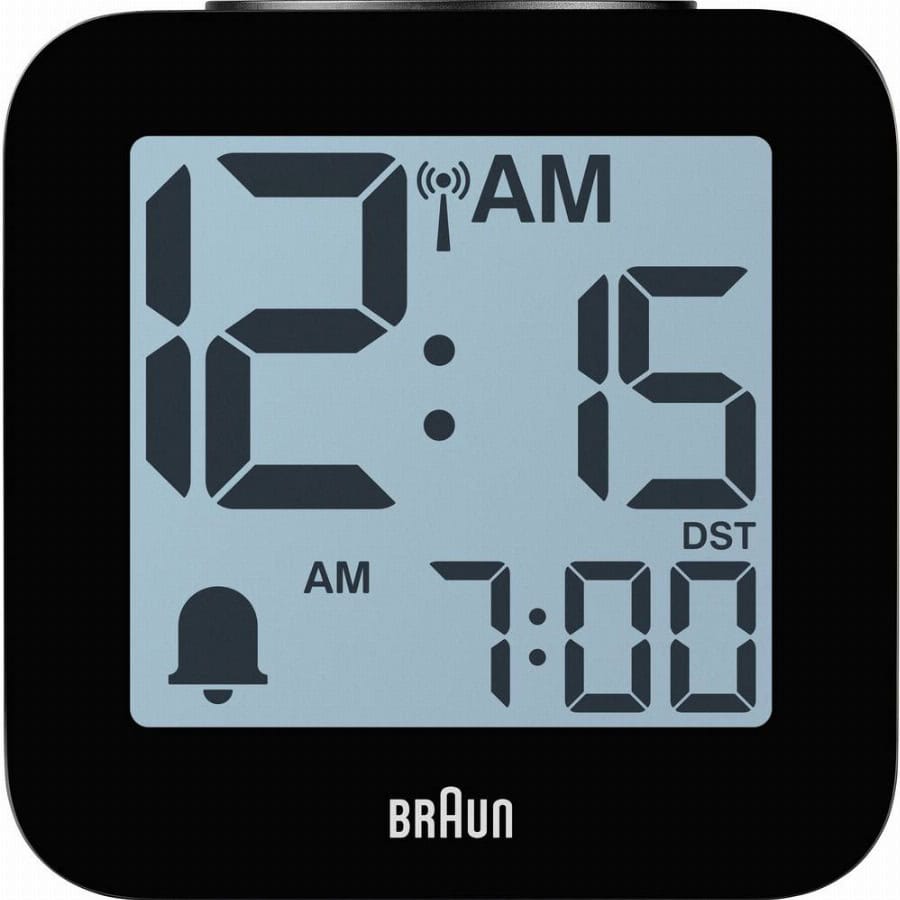 Braun 60077 Wekker Zwart Groot display