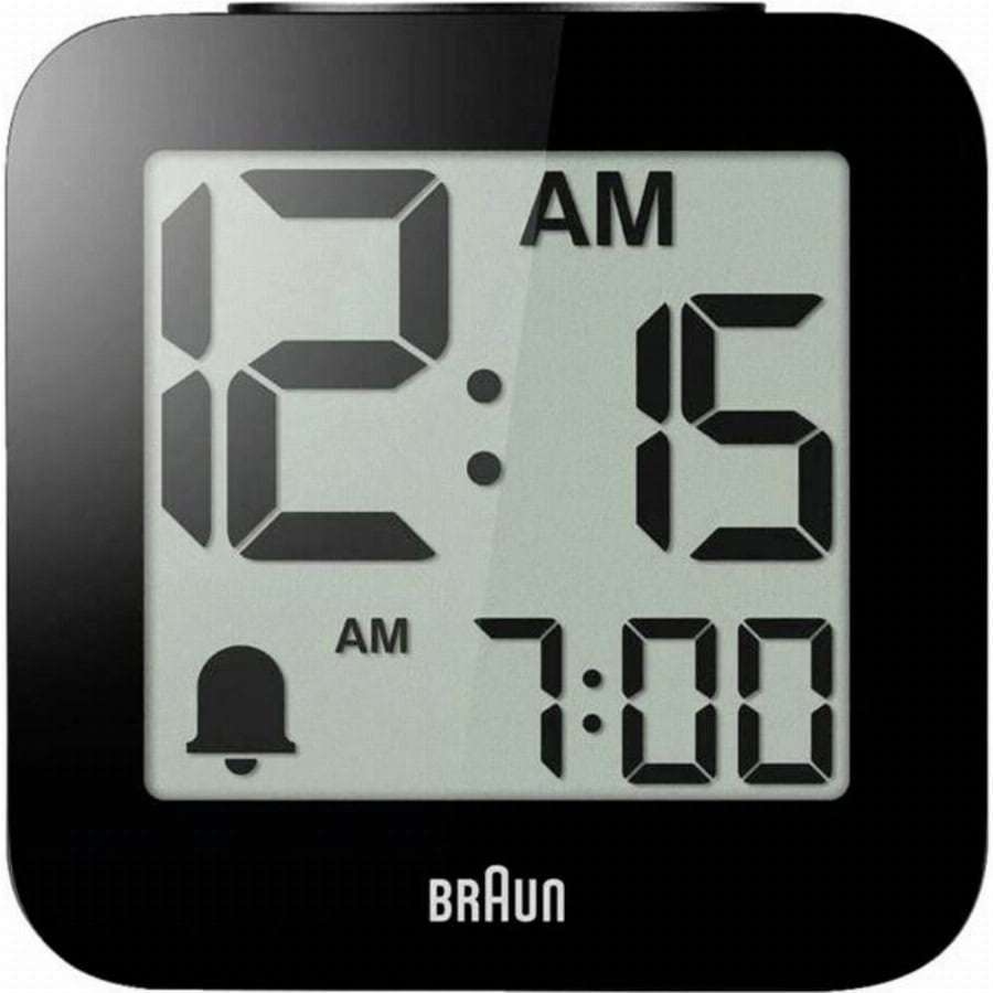 Braun 67711 Wekker Elektronisch Zwart Extra luid wekgeluid