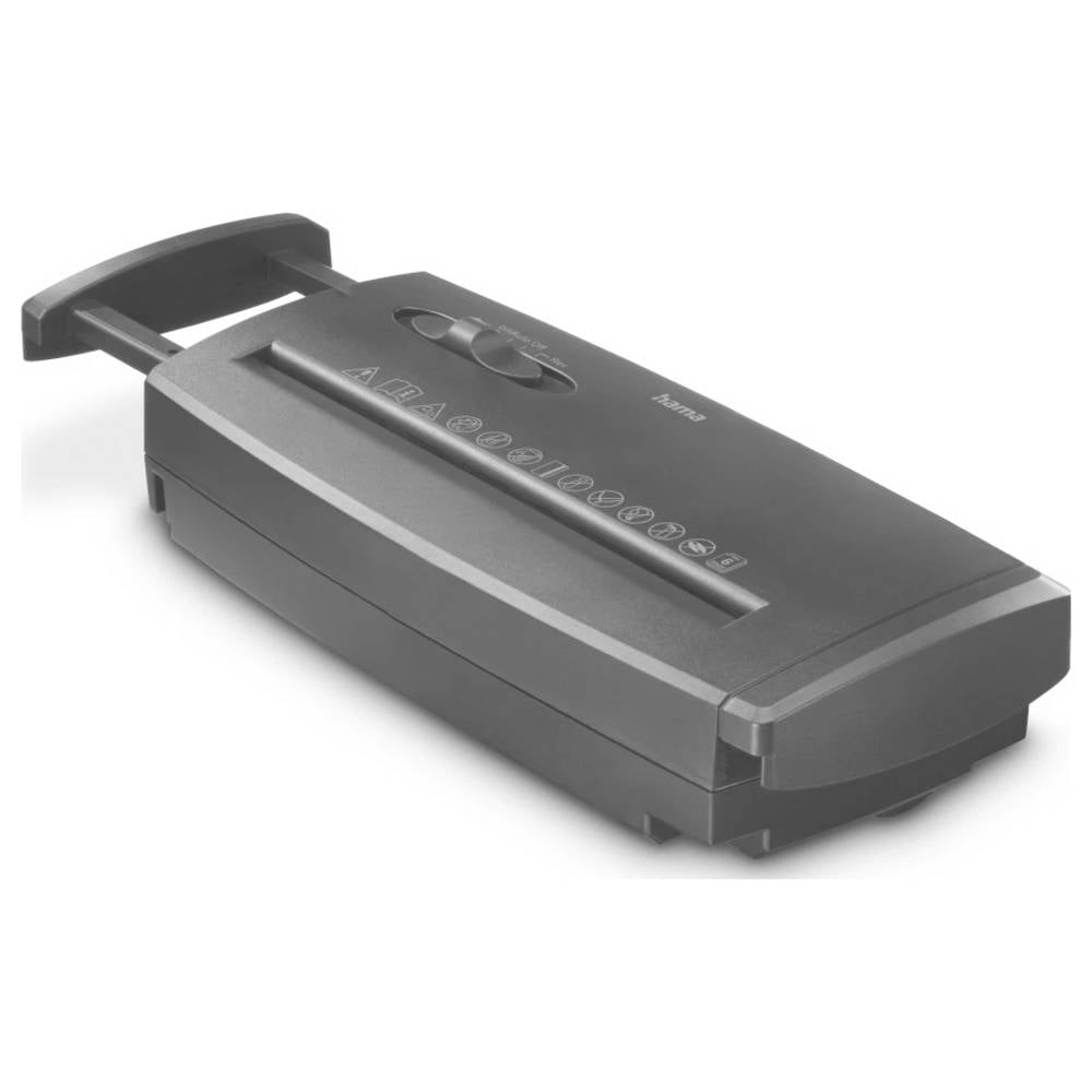 Hama Classic S60 Papierversnipperaar 6 vellen 6 mm P-2 Ook geschikt voor Creditcards, Paperclips