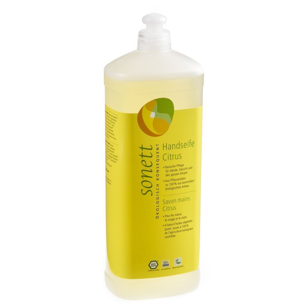SONETT Citrus vloeibare hand-, gezichts- & lichaamszeep 1 Vloeibare zeep