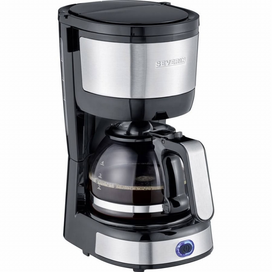 Severin KA 4808 Koffiezetapparaat Zwart Capaciteit koppen: 4 Warmhoudfunctie