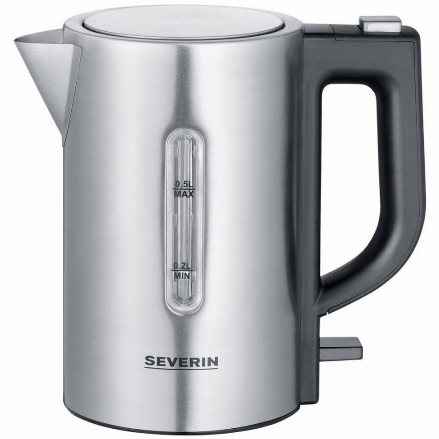 Severin WK 3647 Waterkoker BPA-vrij Aantal/Volume: 0.5 l RVS, Zwart