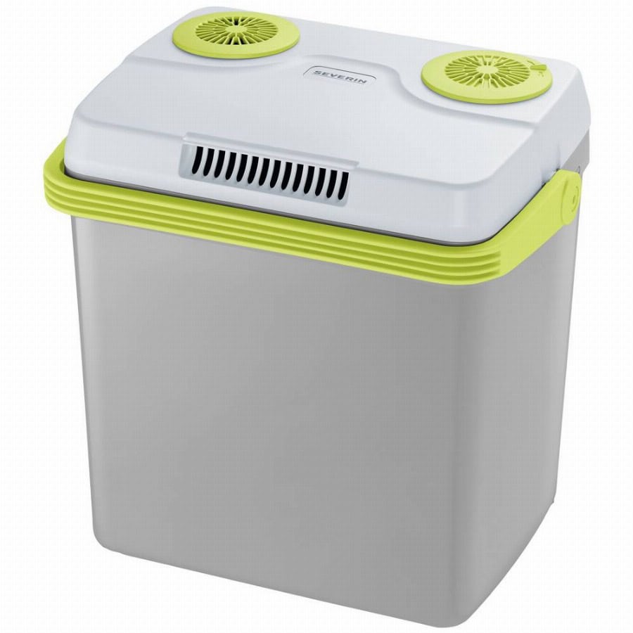 Severin 2925 Koelbox Energielabel: E (A – G) Thermo-elektrisch 5 V, 12 V, 230 V Grijs, Groen, Wit 25 l